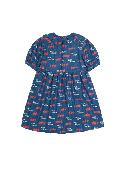Dancing Apple Denim Dress