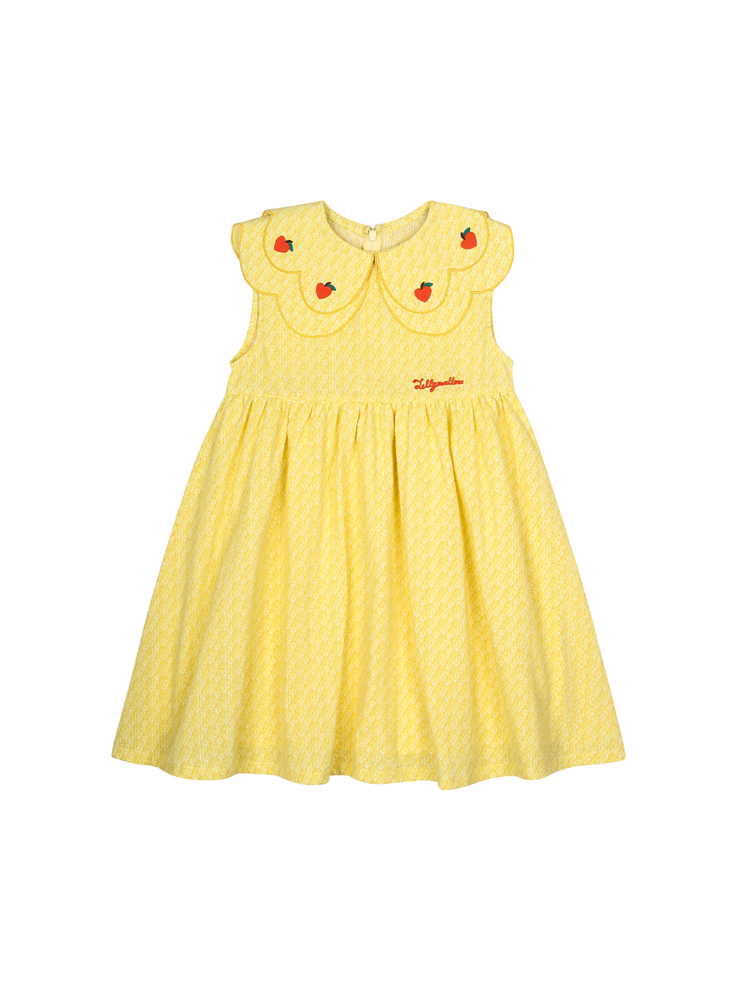 Heart Cherry Scallap Dress