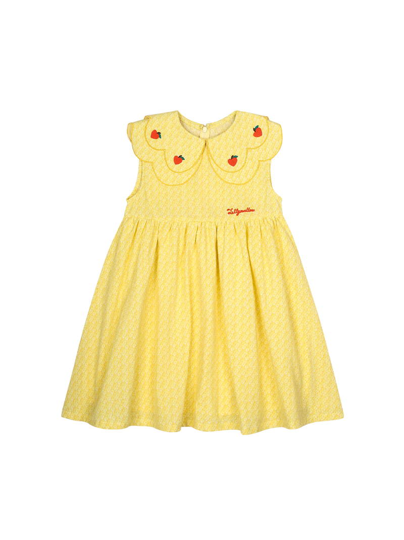 Heart Cherry Scallap Dress