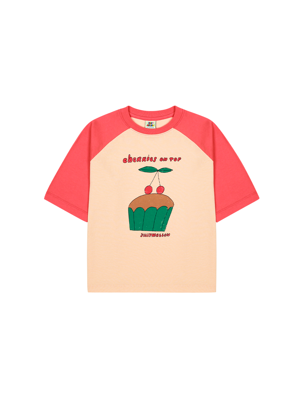 Cherry Cupcake Raglan T-shirt