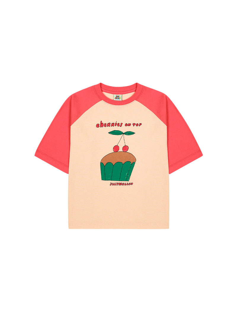 Cherry Cupcake Raglan T-shirt
