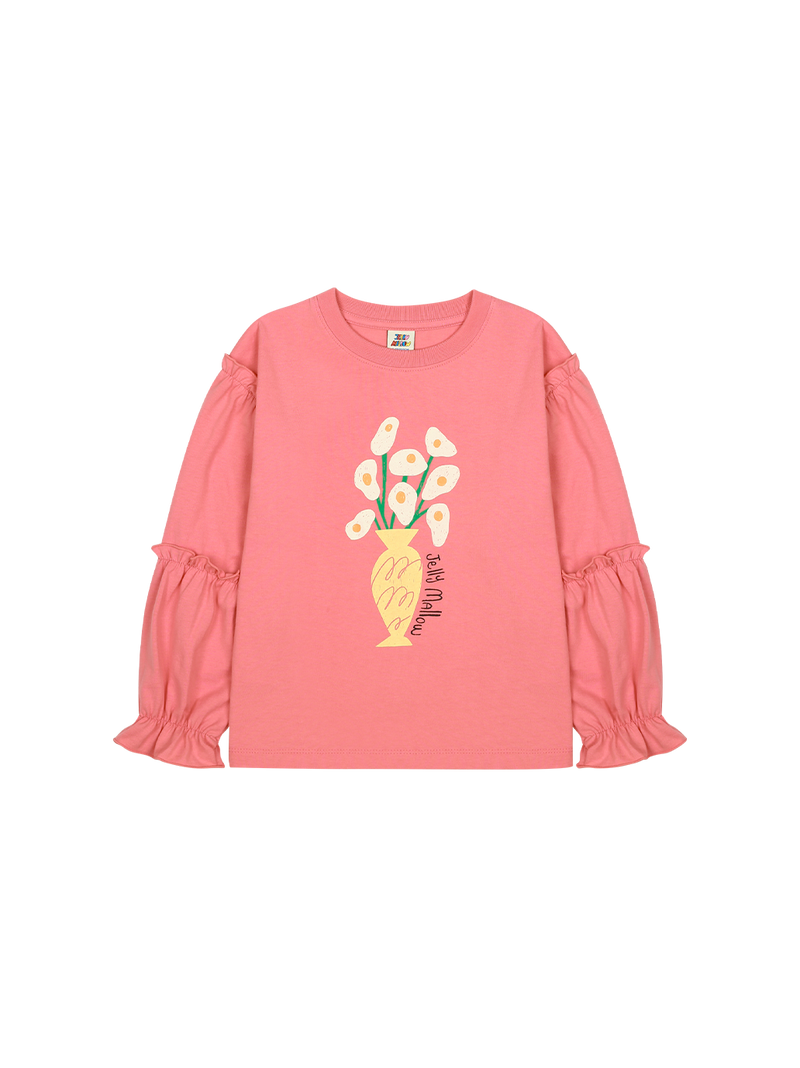 Eggflower Frill Longsleeve T-shirt