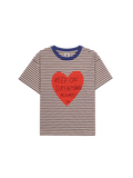 Heartchain Stripe T-shirt NAVY