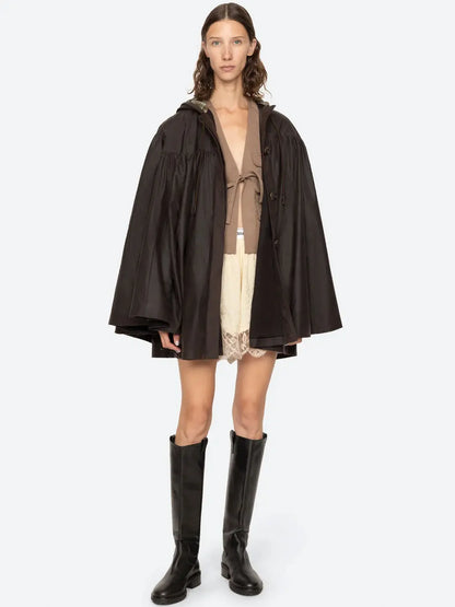 Quentin Solid Poncho SEA New York BEBE Concept 
