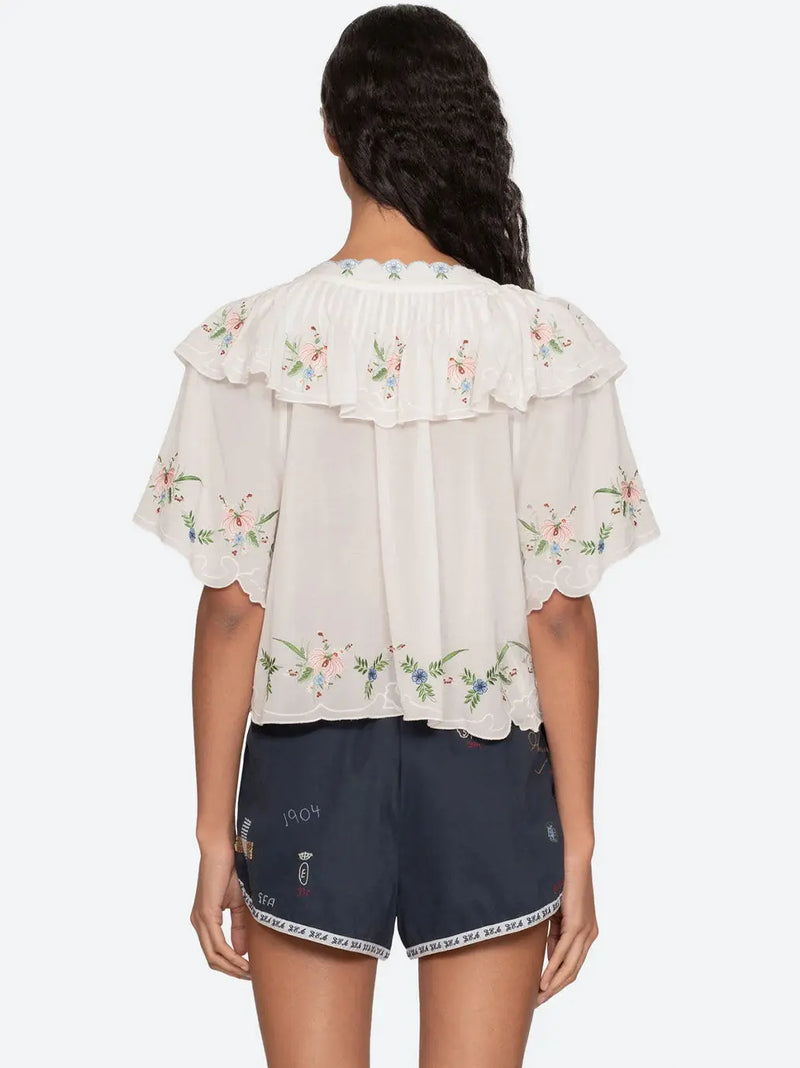 Serafina Embroidery Top SEA New York BEBE Concept 