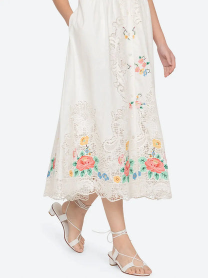Astrid Embroidery Midi Dress SEA New York BEBE Concept 
