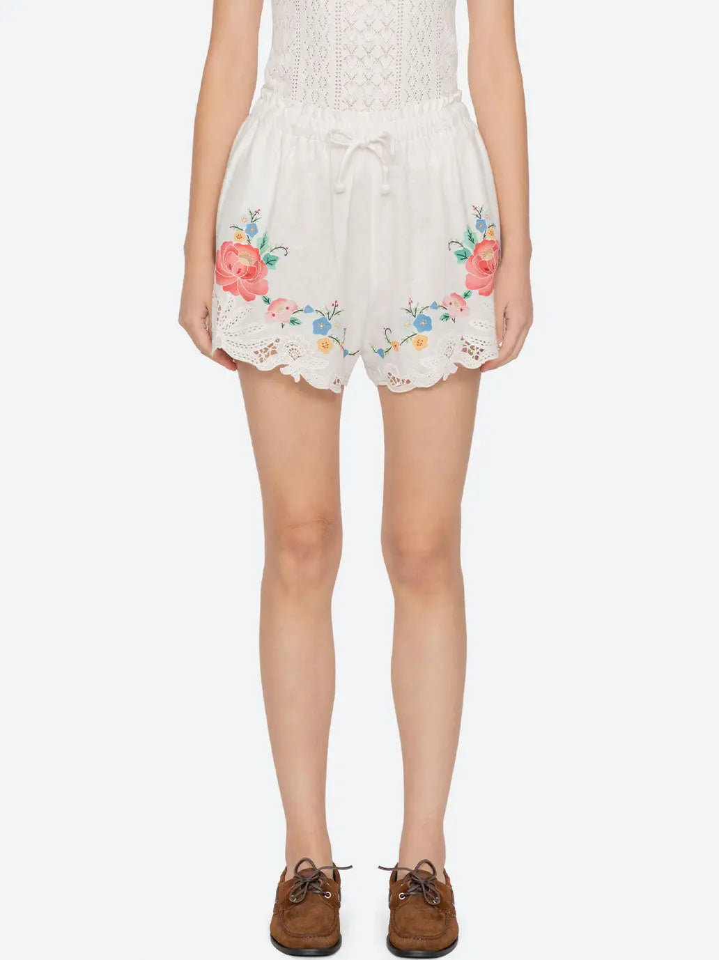 Astrid Embroidery Shorts MULTI