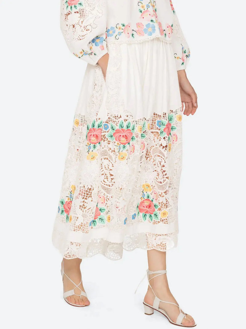 Astrid Embroidery Skirt SEA New York BEBE Concept 