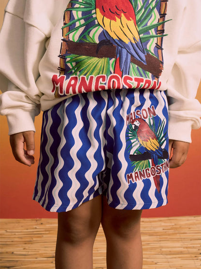 Loros Wavy Swimshorts Blue