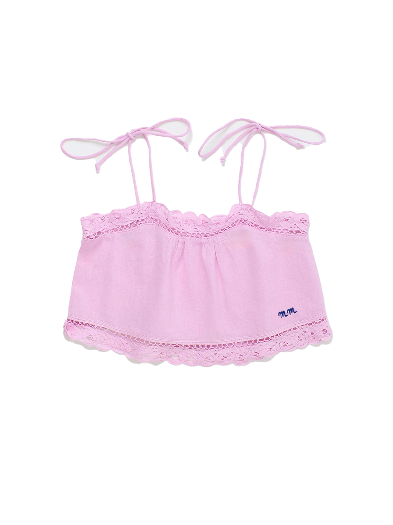 Isla Lace Top Pink