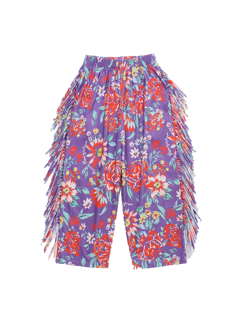 Beverly Floral Fringe Pants