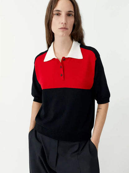 Organic Cotton Colorblock Polo Cordera BEBE Concept 