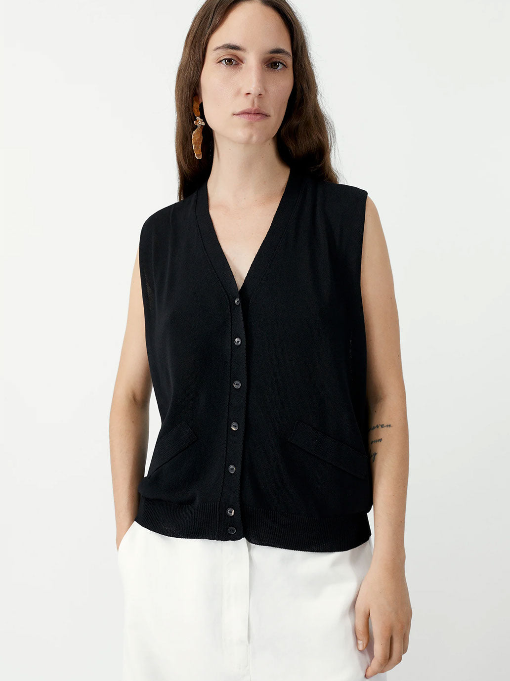 Oversize Waistcoat BLACK