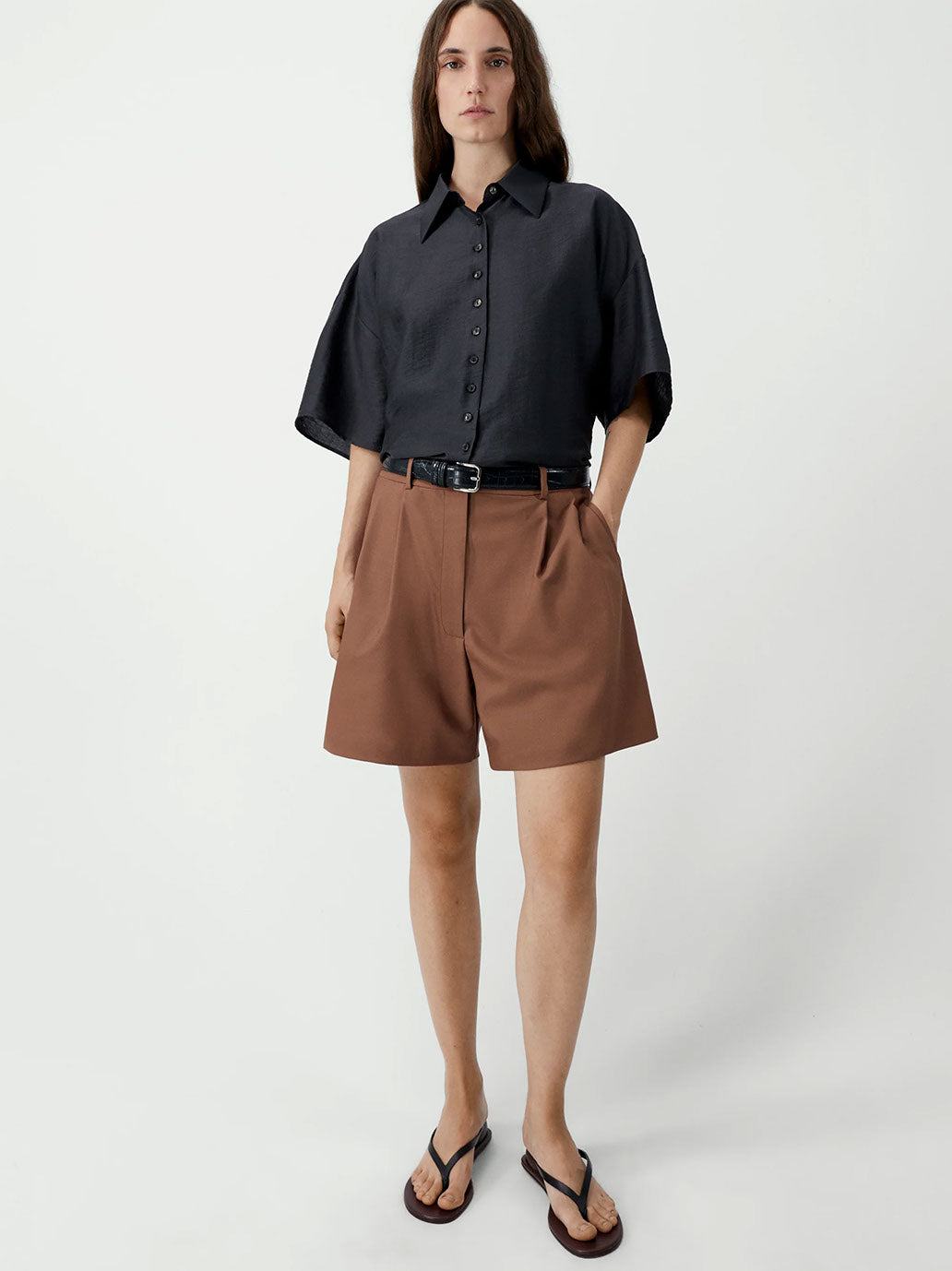 Short Sleeve Shirt ESPRESSO