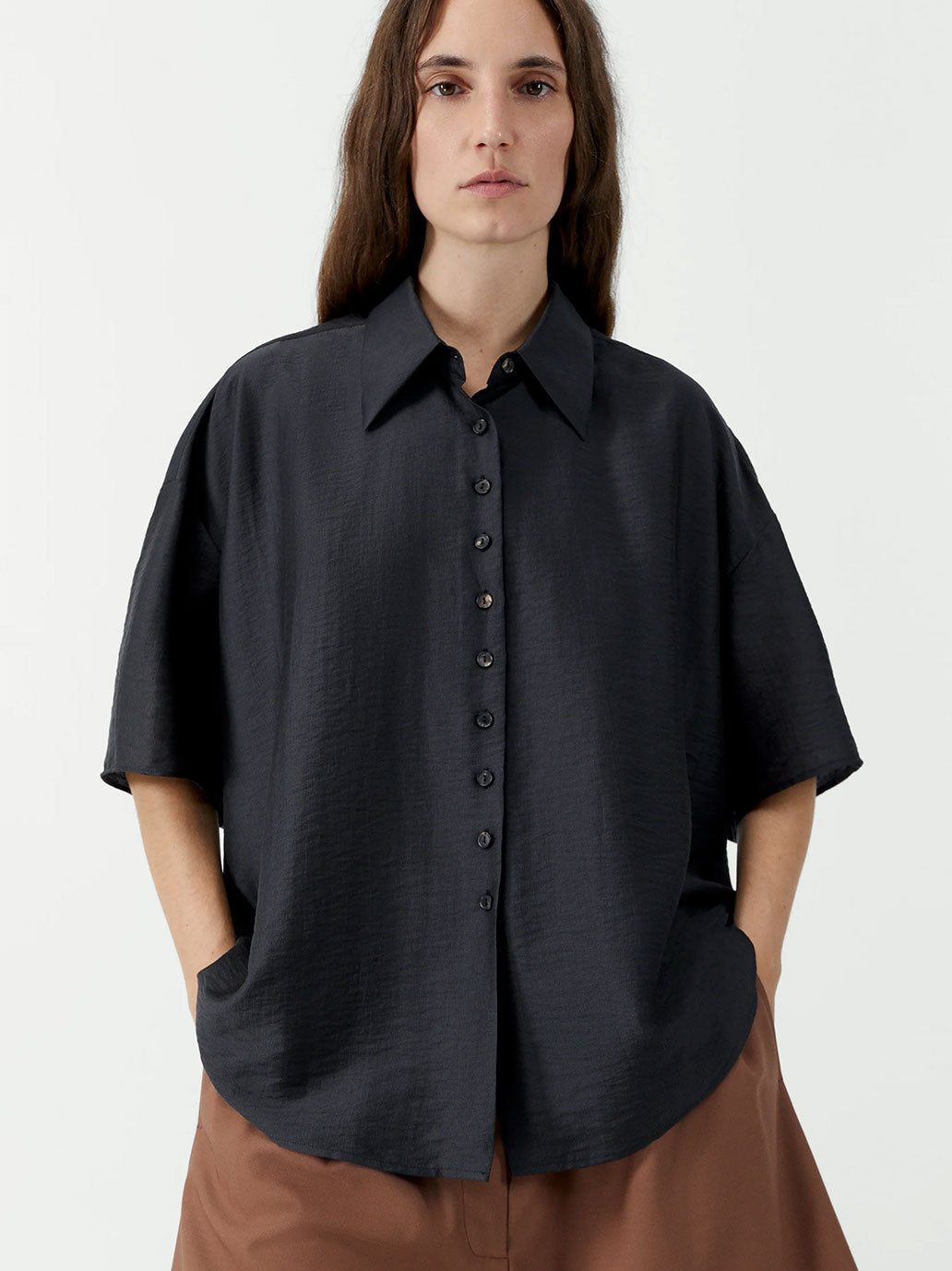 Short Sleeve Shirt ESPRESSO