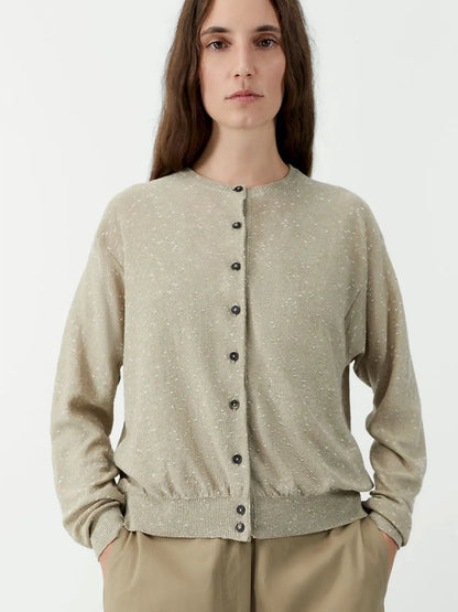 Linen &amp; Cotton Flecked Cardigan Cordera BEBE Concept 