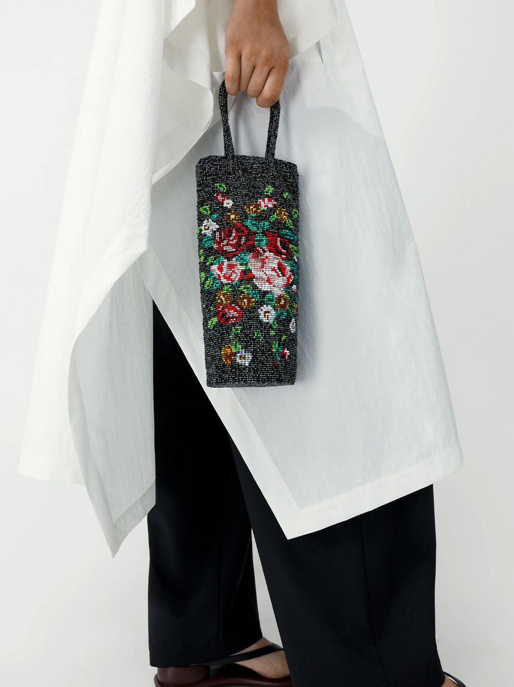 Handmade Beaded Bag Rosas