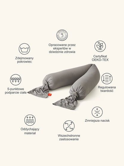Poduszka ciążowa Pregnancy Pillow STONE