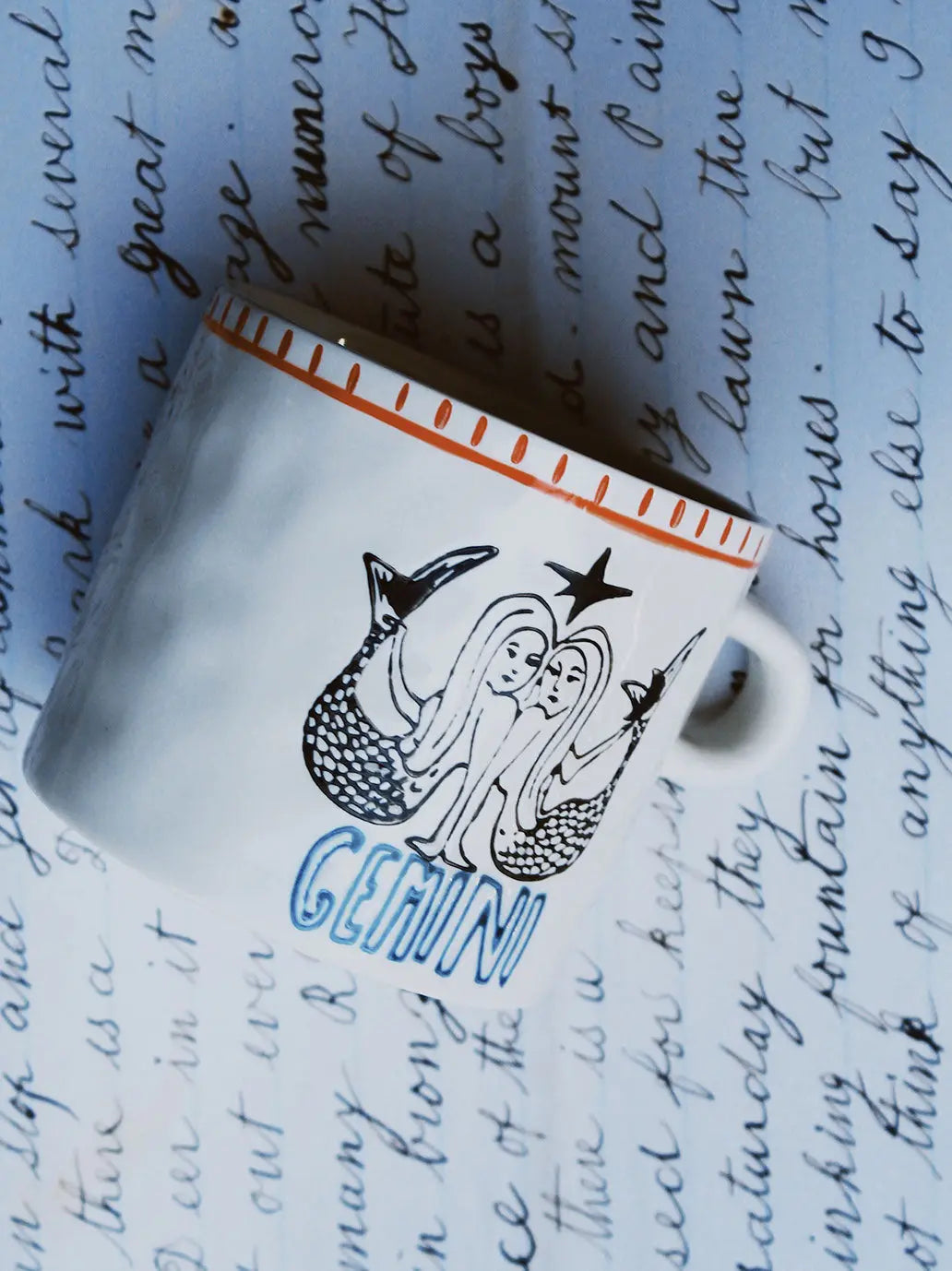 Ceramiczny kubek Zodiac Gemini Anna + Nina BEBE Concept 