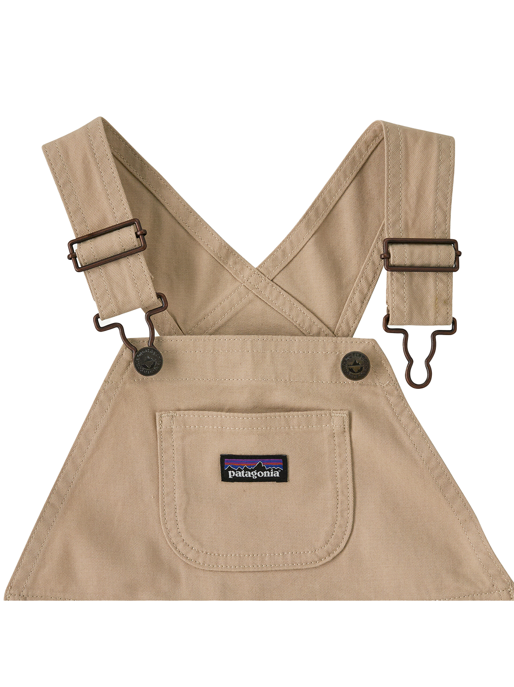 Baby-Latzhosen mit Stehkragen OAR TAN