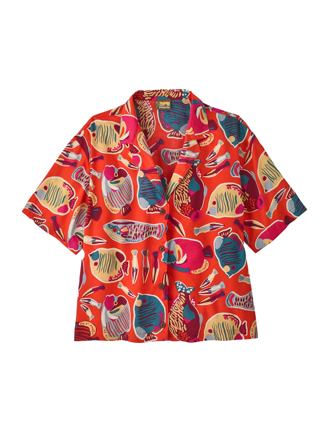 Camiseta Tidal Threads de W WRASSE: POLLINATOR ORANGE