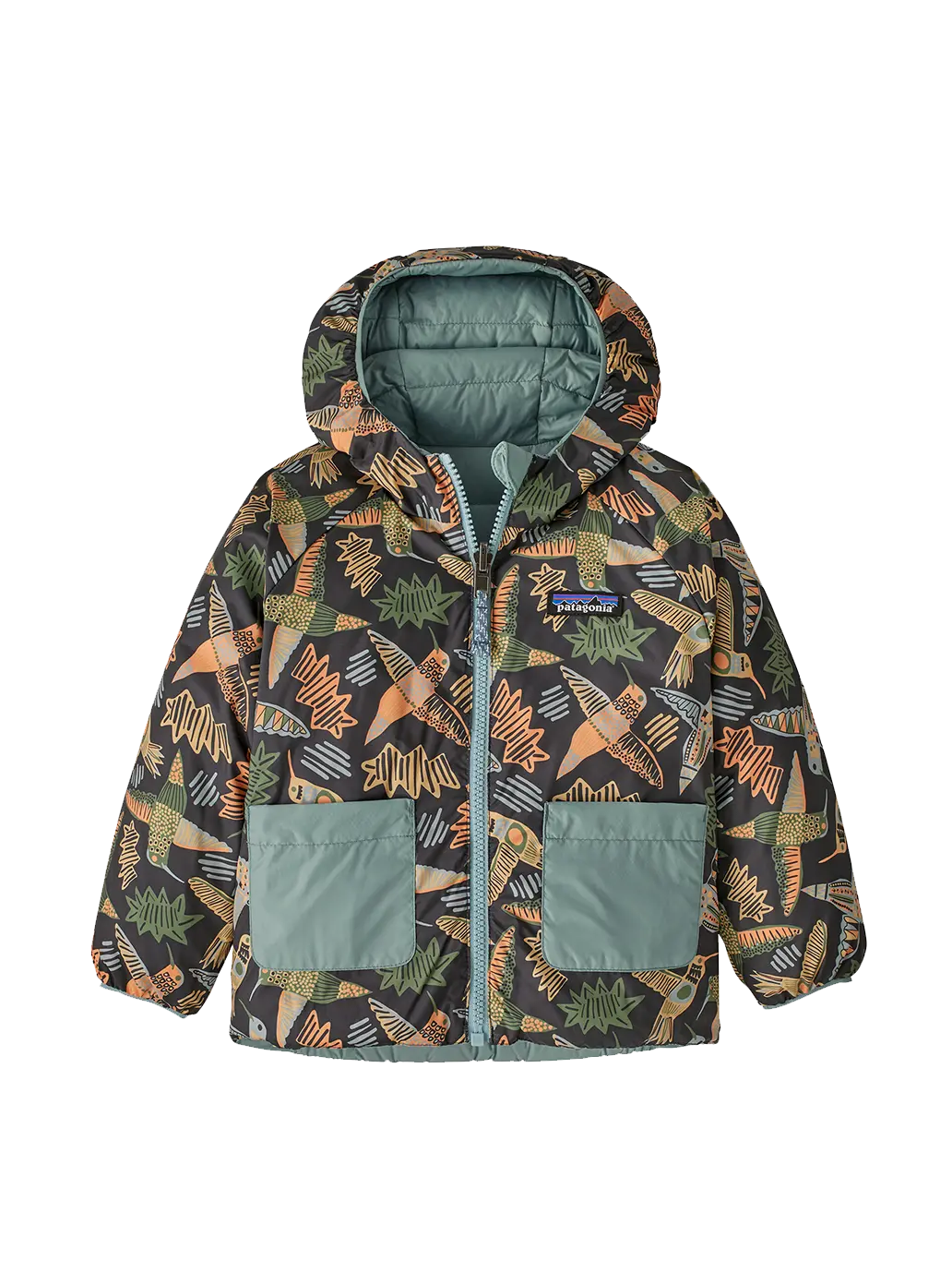 Dwustronna kurtka puchowa Baby Reversible Down Hoody Patagonia BEBE Concept 