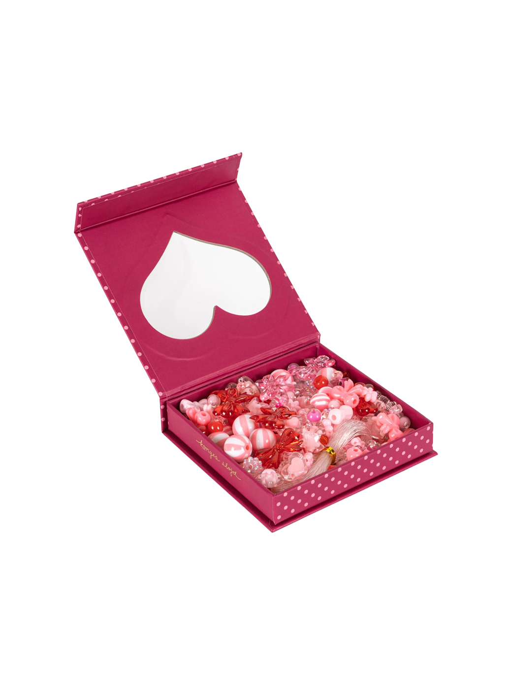 Koraliki do nawlekania PINK