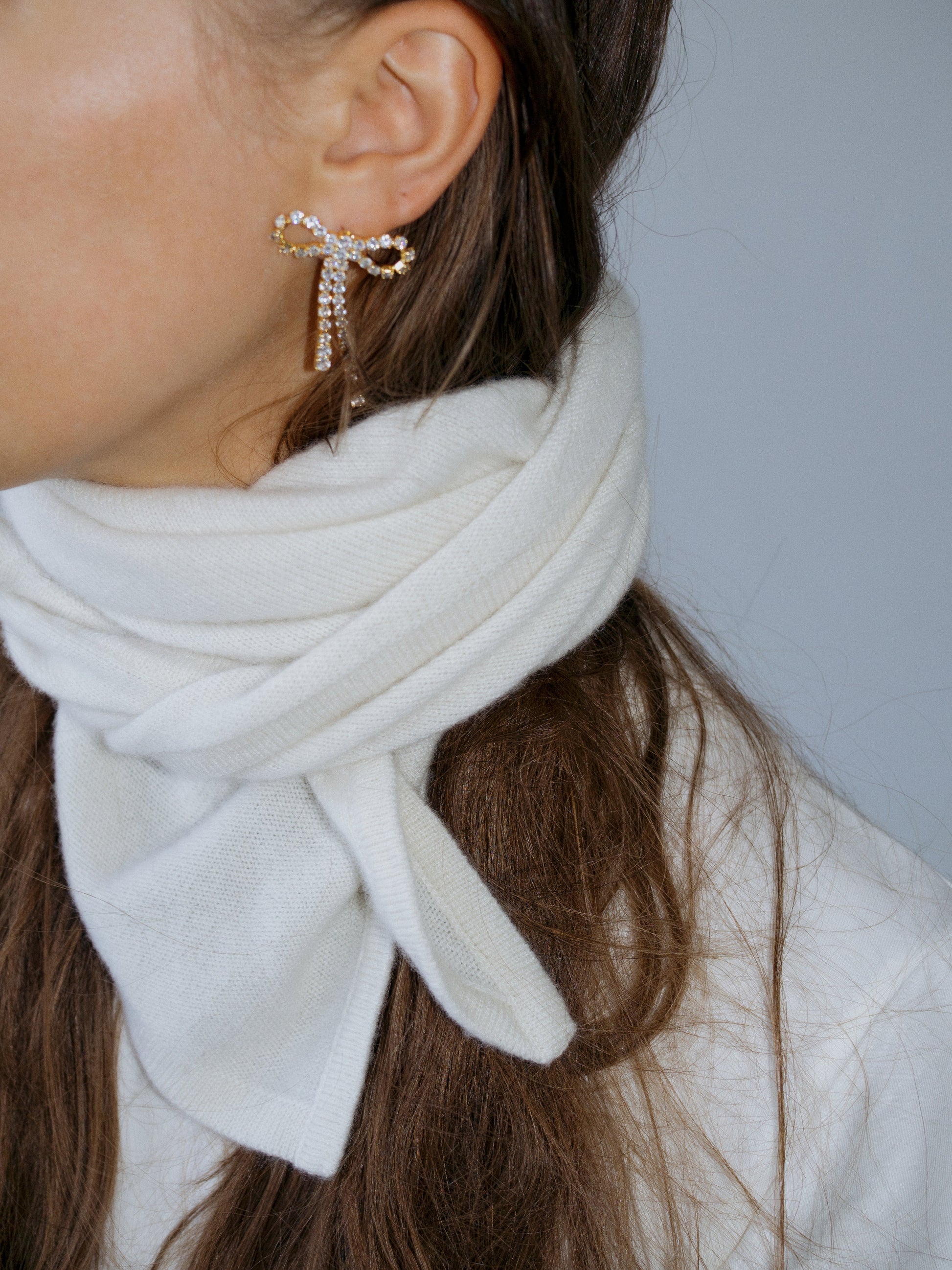 Trójkątny szal - bandana z kaszmiru Mille Family BÉBÉ Concept 