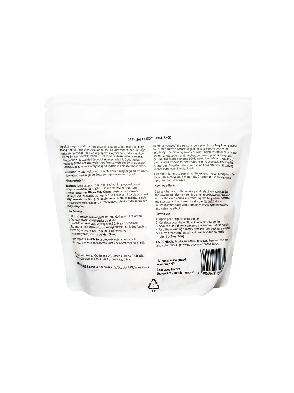 Sól do kąpieli Refill Pack La Bomba BÉBÉ Concept 