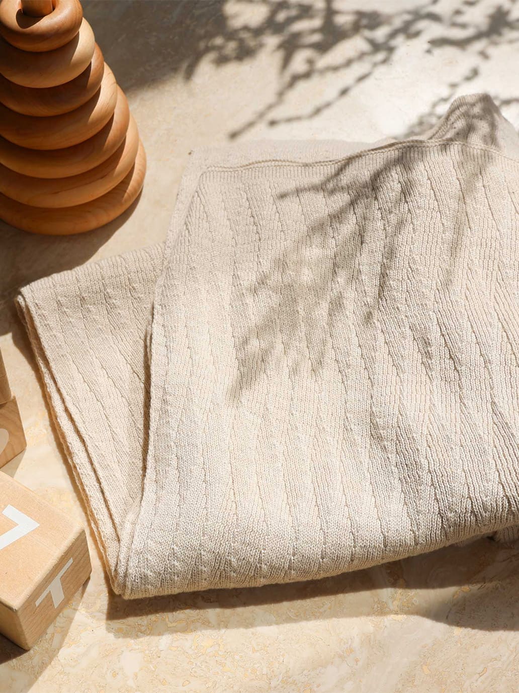 Bawełniany kocyk niemowlęcy