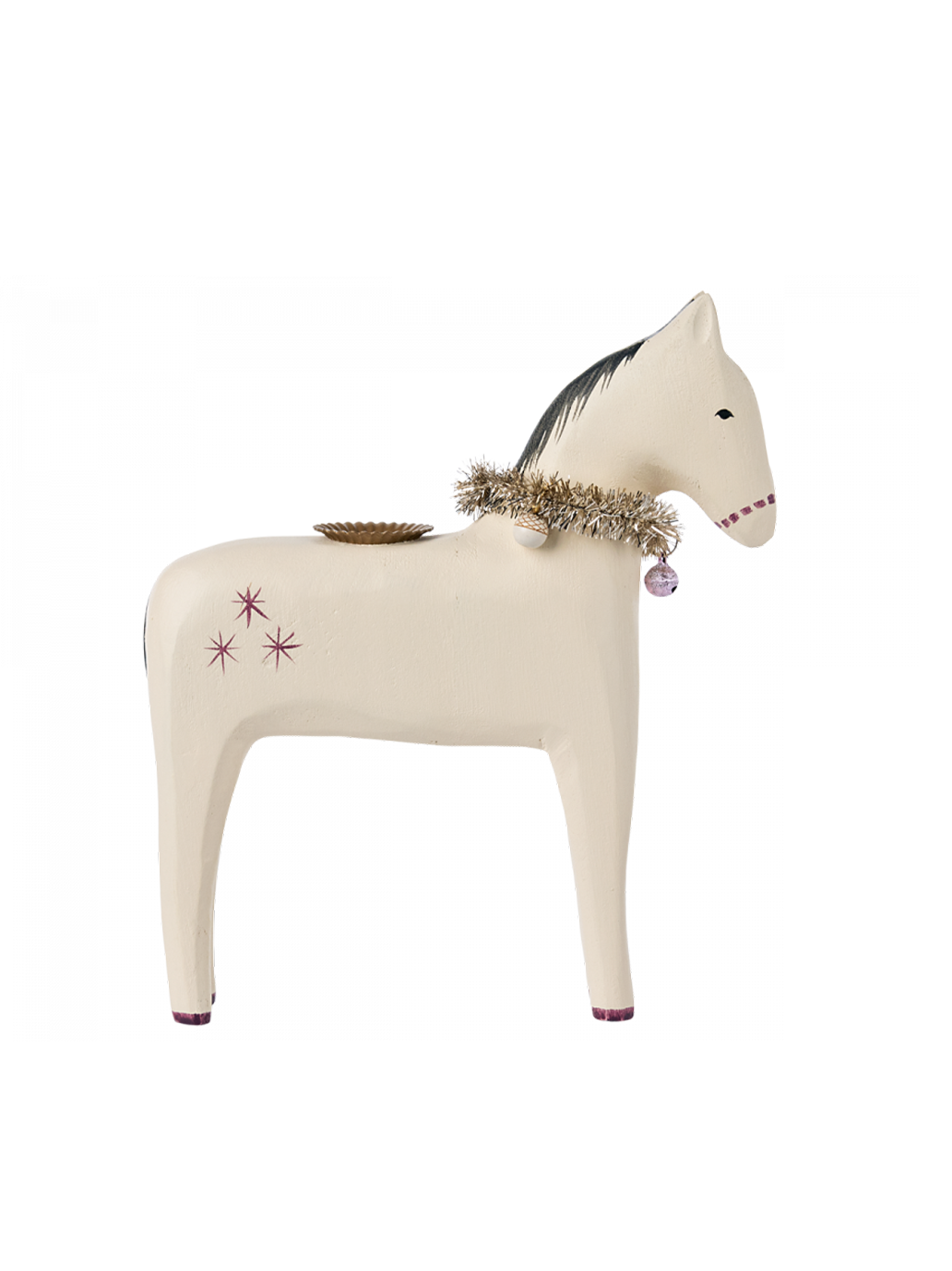 Drewniany świecznik konik Christmas Horse Large Maileg BÉBÉ Concept