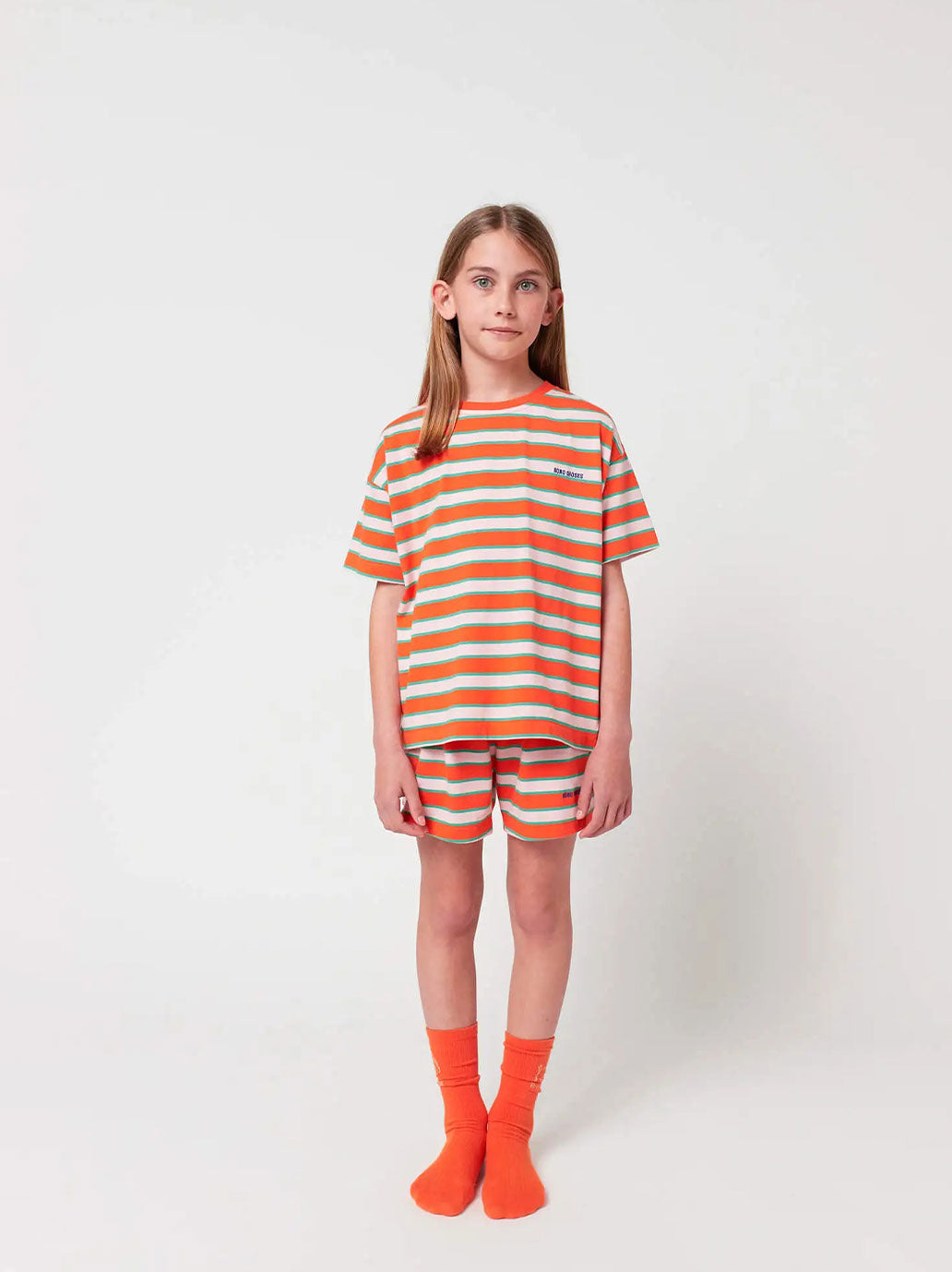 Zestaw Loungewear Stripes z bawełny organicznej Bobo Choses BÉBÉ Concept 