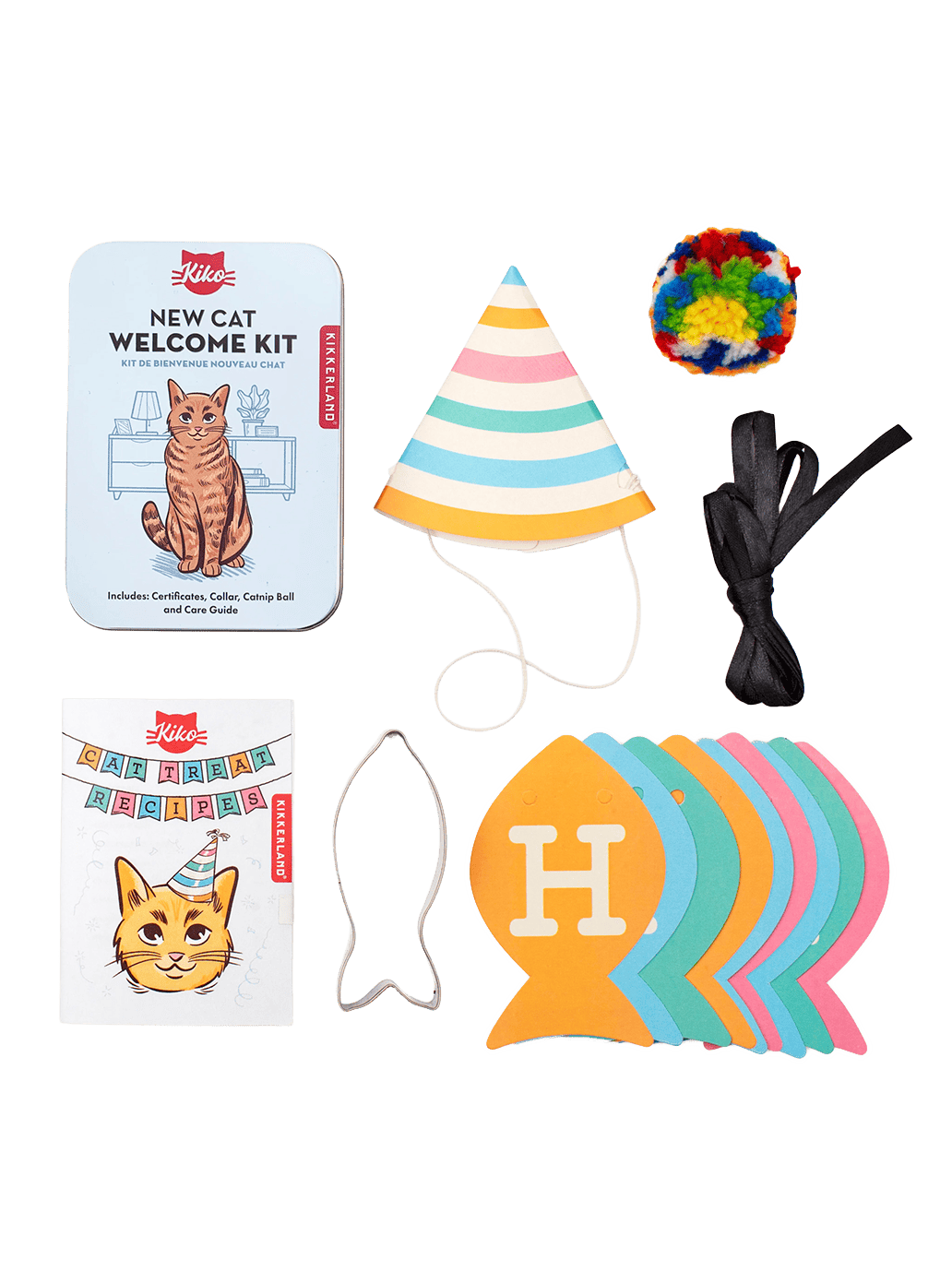 Zestaw dla kota Kobe Cat Birthday Kit Kikkerland BÉBÉ Concept 