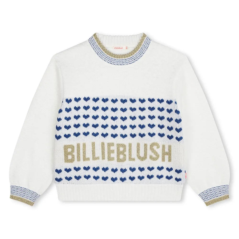 Dziecięcy sweter żakardowy | rozm. 10y