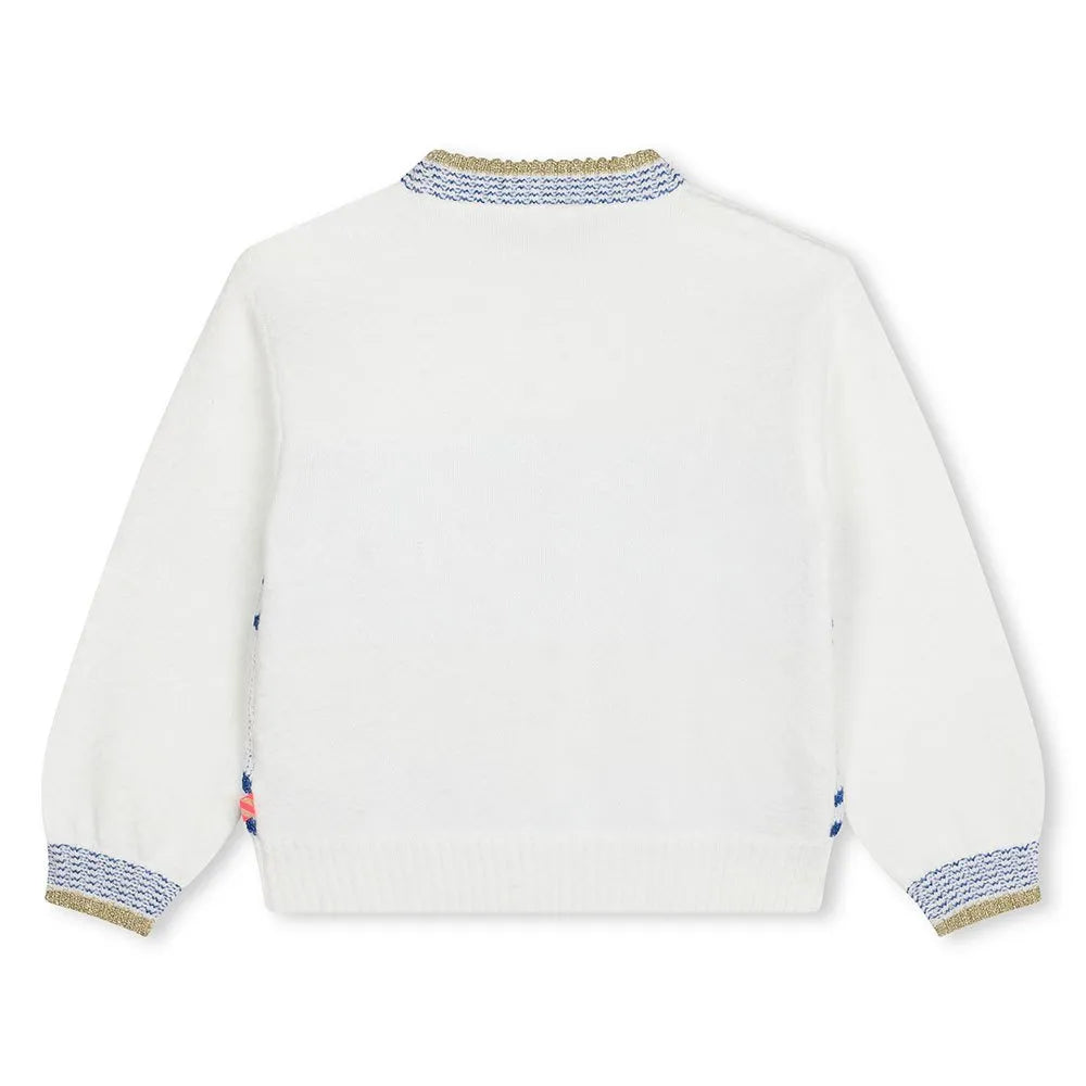 Dziecięcy sweter żakardowy | rozm. 10y