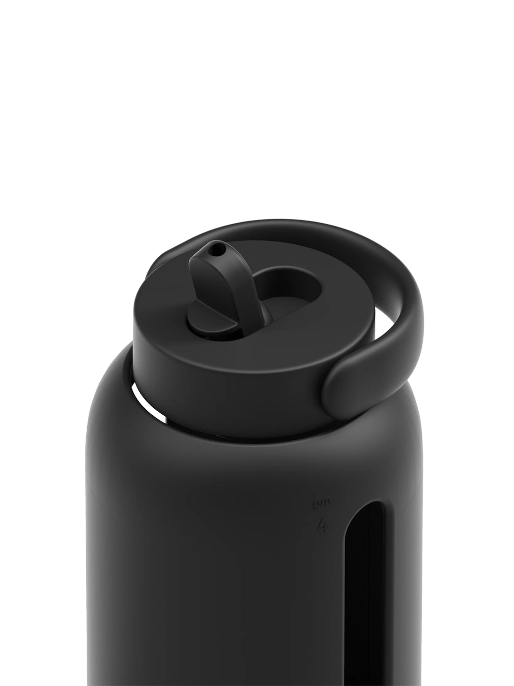 Day Bink glass water bottle BLACK