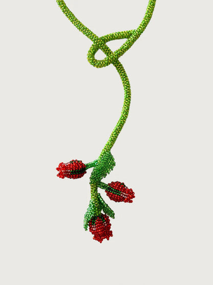 Naszyjnik z koralików Three Roses Necklace Amori Mori BÉBÉ Concept 