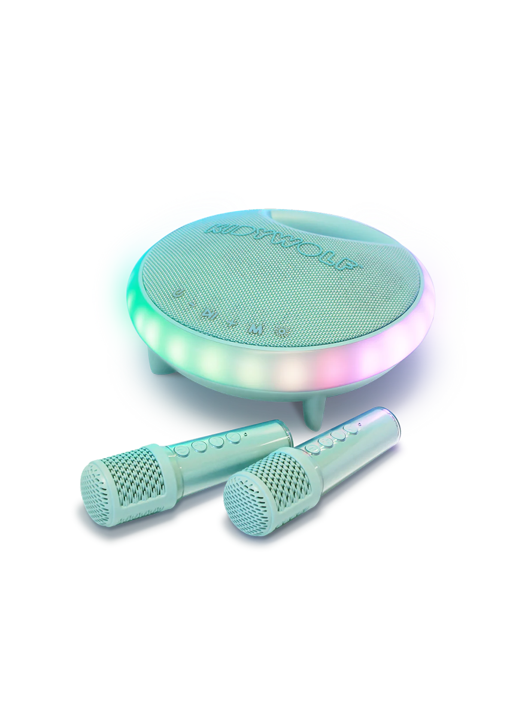 Przenośny głośnik do karaoke z mikrofonami Kidywolf BÉBÉ Concept 