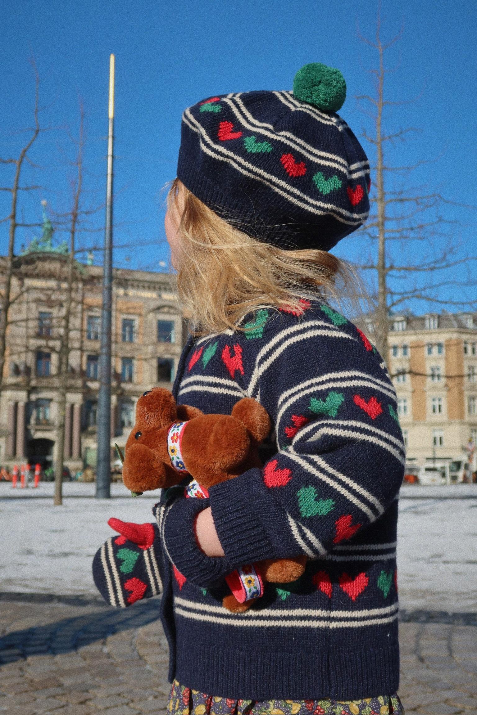 Ciepły kardigan z wełną Belou Konges Slojd BÉBÉ Concept 