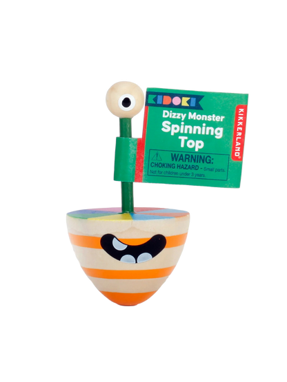 Kidoki Monster Spinning Top Kikkerland BÉBÉ Concept 