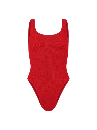 Maillot de bain encolure carrée Hunza G RED