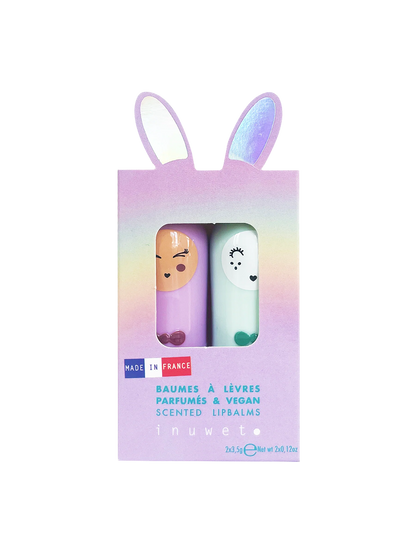 Zestaw balsamów do ust Duo Inuwet BÉBÉ Concept 