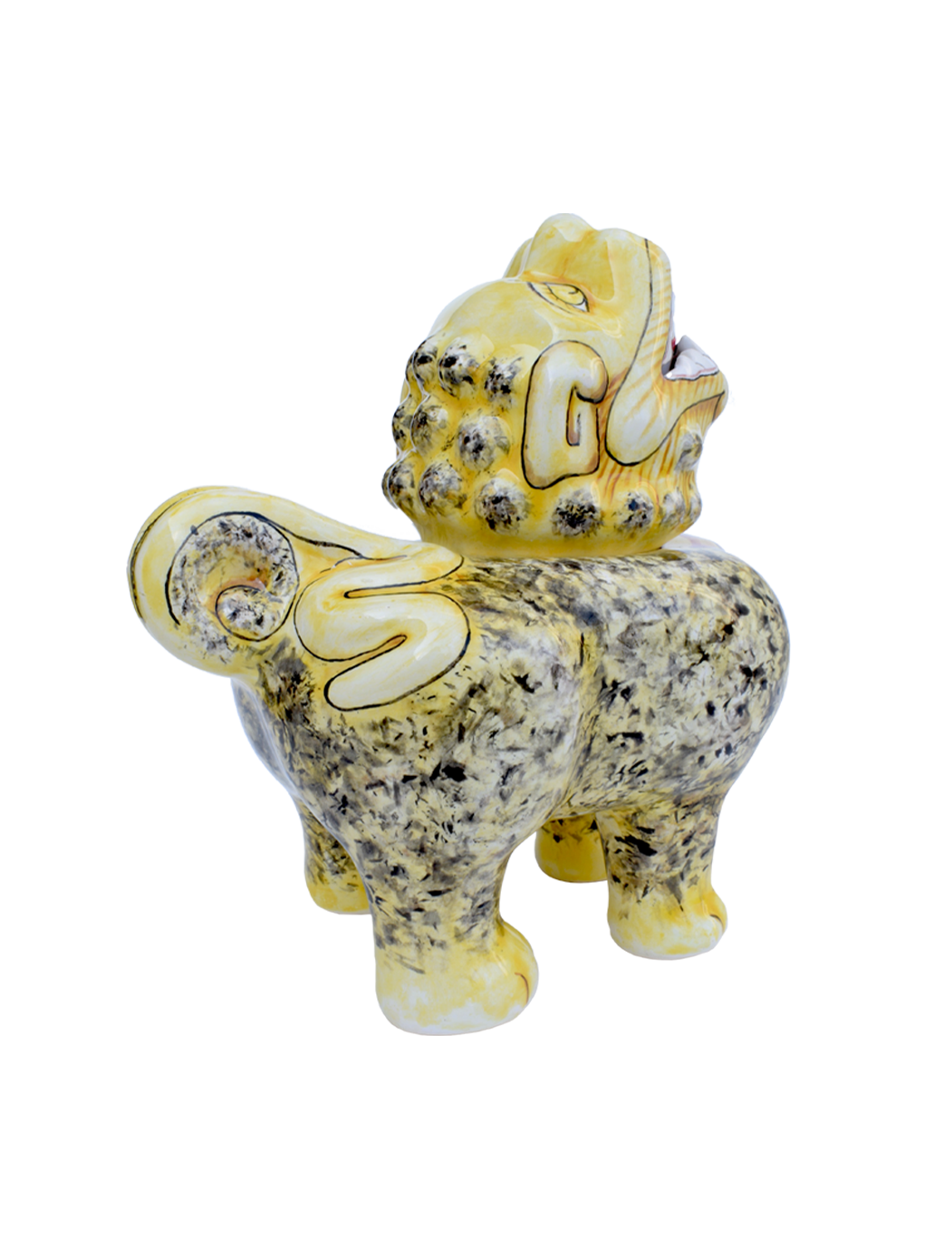 Ceramiczna kadzielnica Pies Fo Majolika Nieborów BÉBÉ Concept 