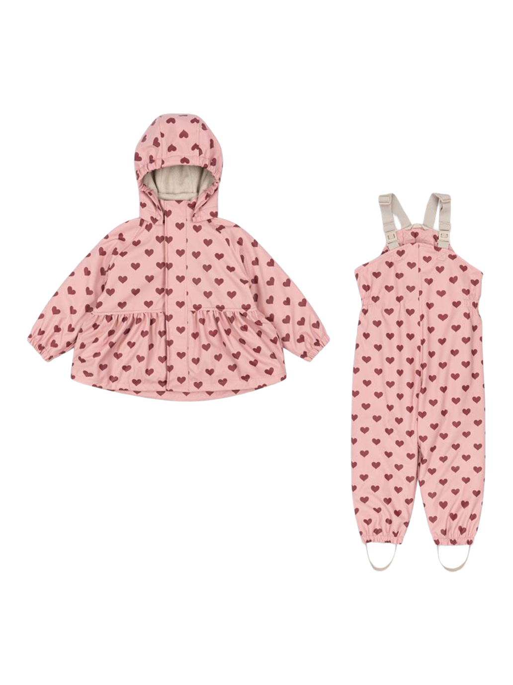 Zestaw przeciwdeszczowy Rainy Palme set girl Konges Slojd BÉBÉ Concept 