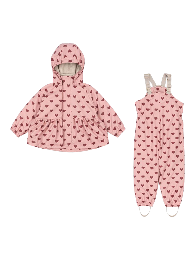 Zestaw przeciwdeszczowy Rainy Palme set girl Konges Slojd BÉBÉ Concept 