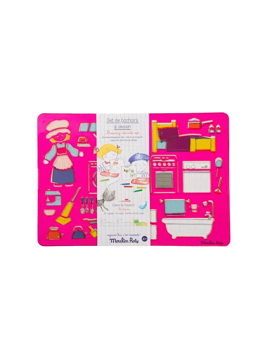 szablony do rysowania Moulin Roty BÉBÉ Concept