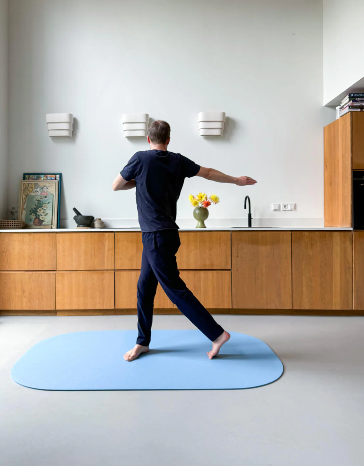 Wszechstronna mata podłogowa Stapelstein Mat LIGHT BLUE