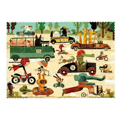 puzzle 50 elementów Vroom Vroom Londji BÉBÉ Concept