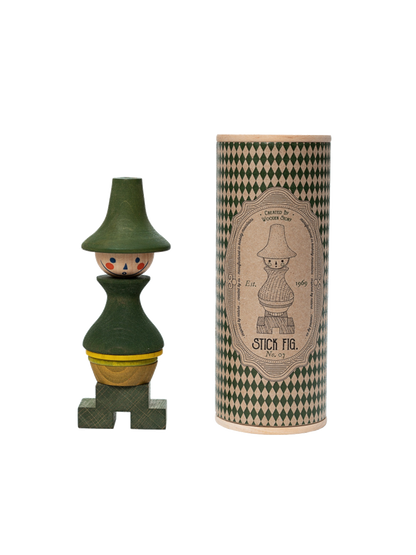 Drewniana retro układanka Stick Figure Wooden Story BÉBÉ Concept 