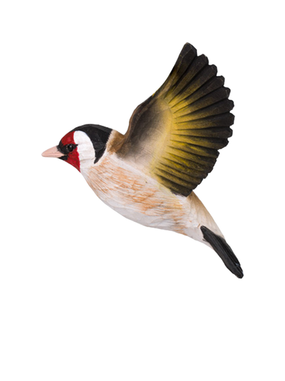 Drewniana dekoracyjna zawieszka Szczygieł Wildlife Garden BÉBÉ Concept 